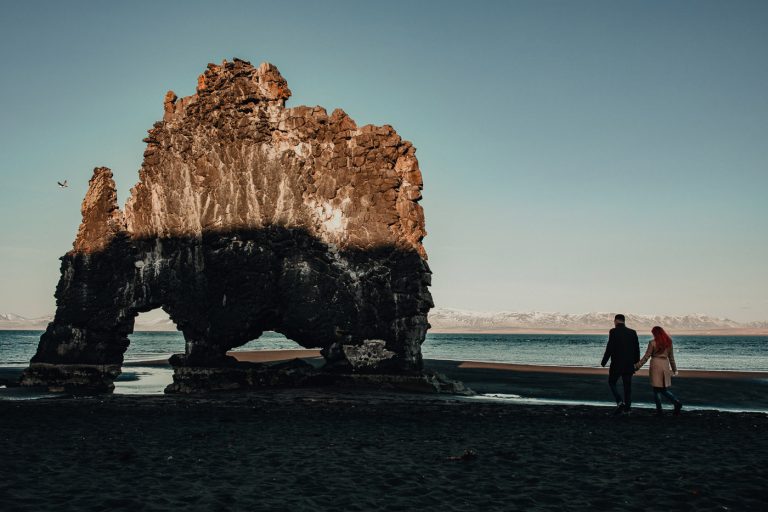 MEMO photo agency - wedding photographer - svadobny fotograf - Iceland - HVÍTSERKUR The Rhino Rock in North Iceland